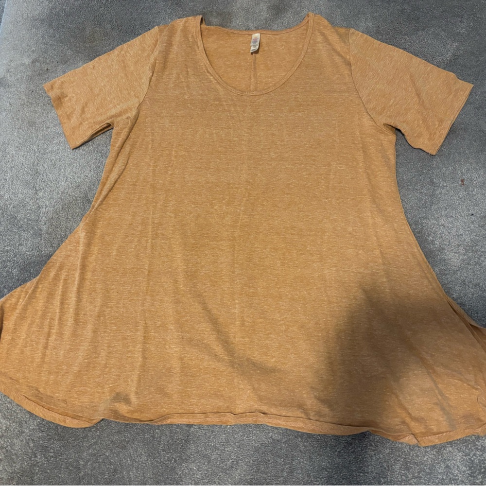 LuLaRoe Short Sleeve Tan Tee